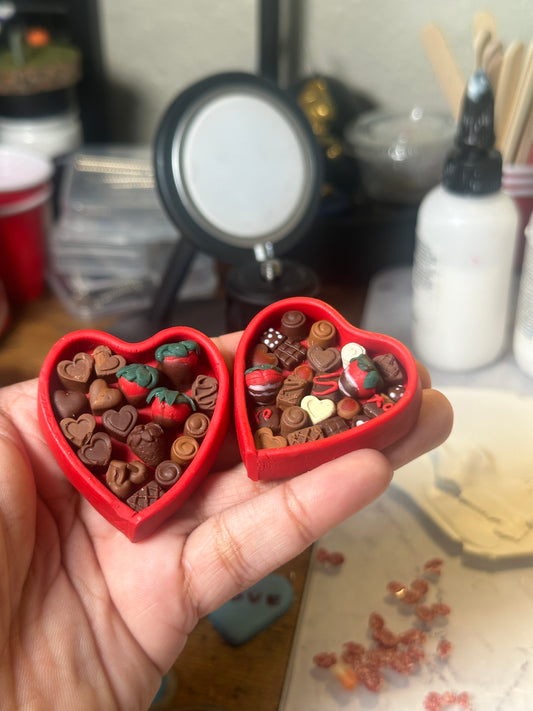 Valentines Chocolate Box Fridge Magnet