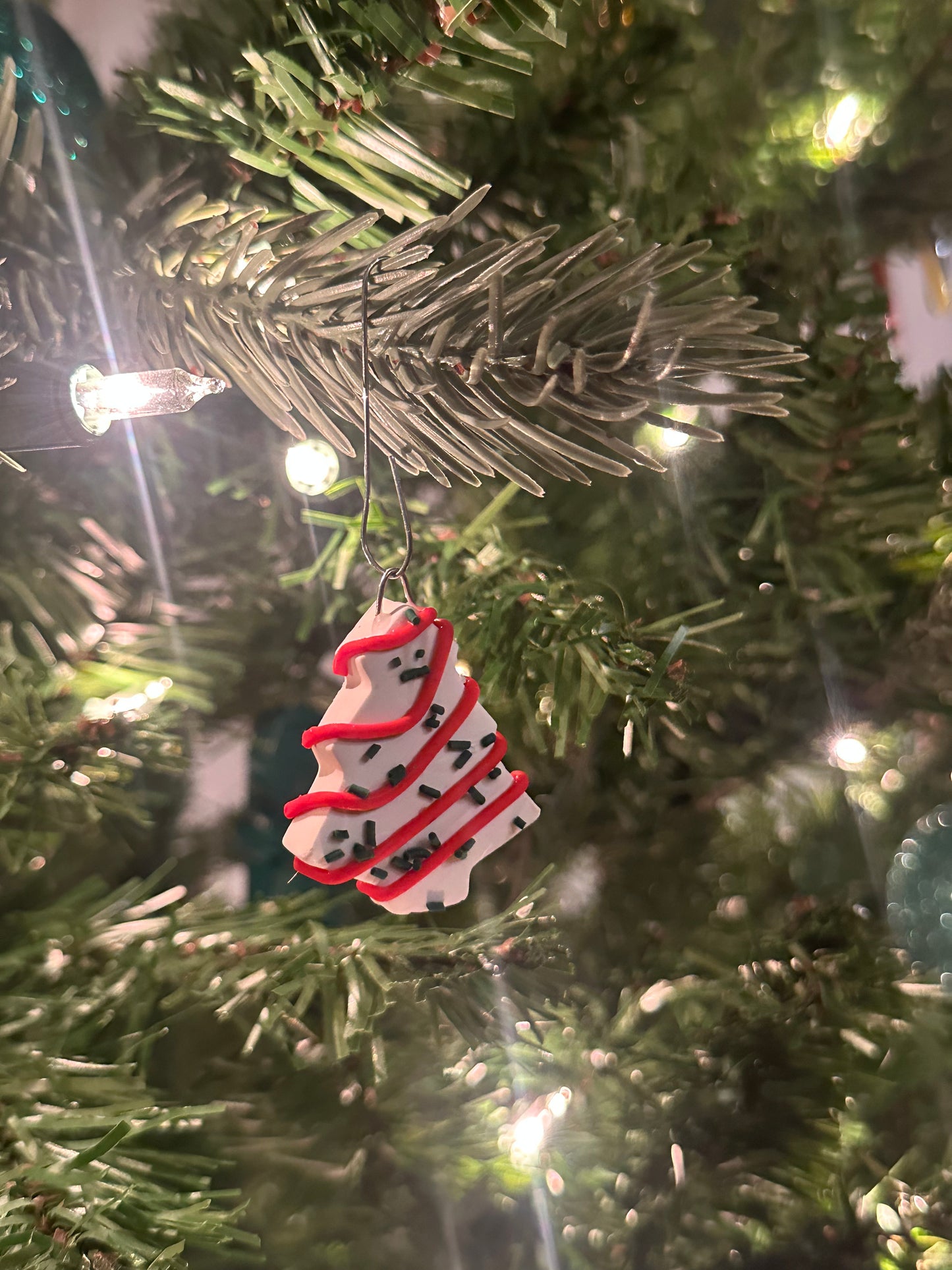 Christmas Tree Cake Ornament