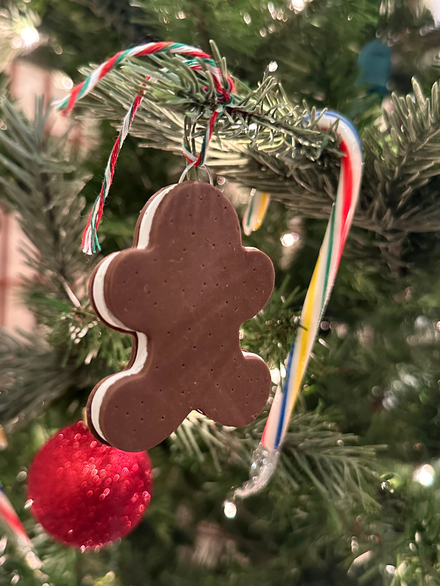 Christmas Ice Cream Sandwich Ornament