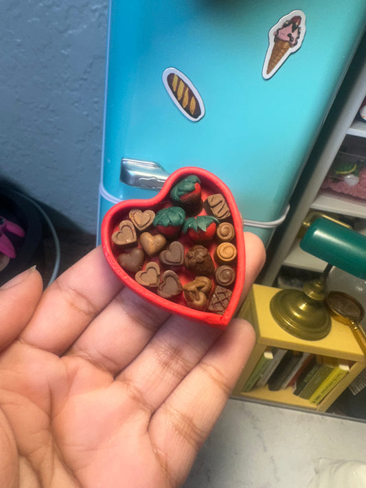 Valentines Chocolate Box Fridge Magnet